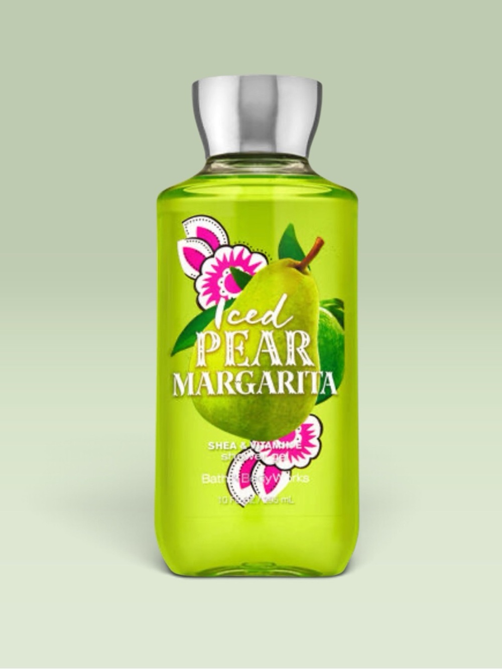 Bath and Body Works ICED PEAR MARGARITA Shea + Vitamin E Shower Gel ~ 10 fl.oz.